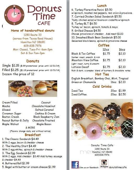 /250442951/Donuts-Time-Cafe-Hamilton-Township-NJ - Hamilton Township, NJ
