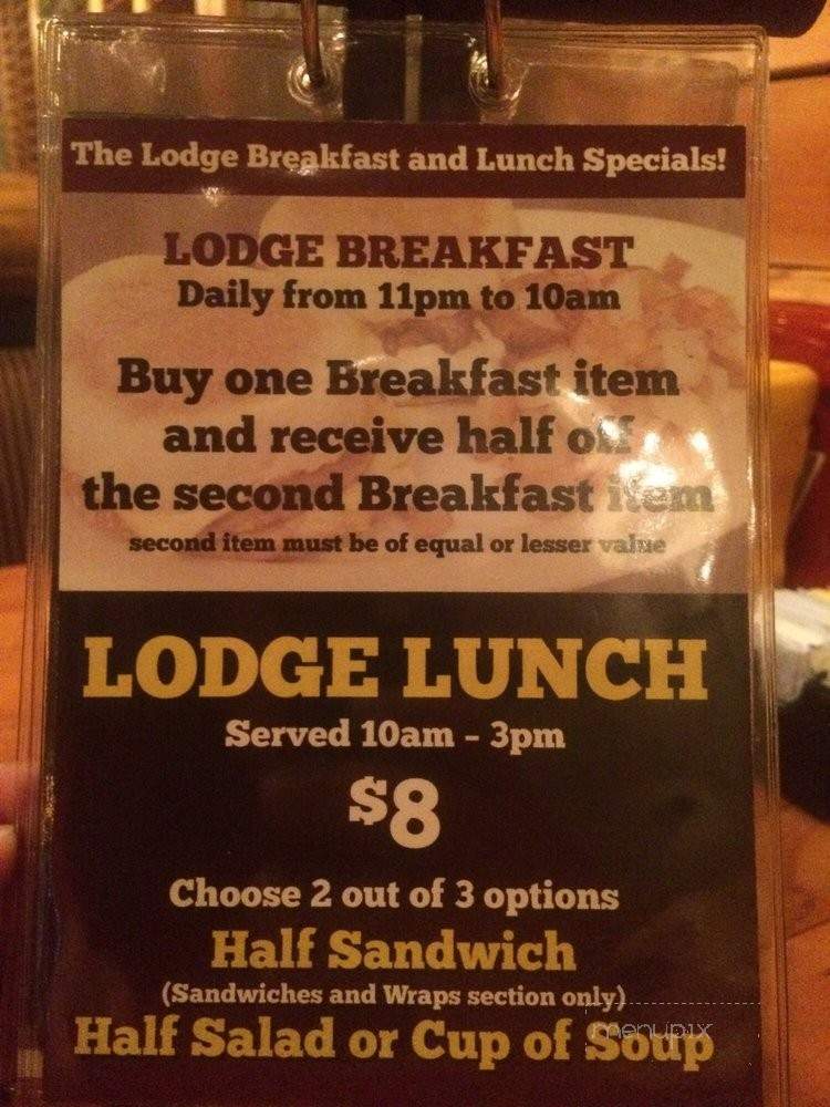 The Lodge At Hualapai - Las Vegas, NV menu_pic