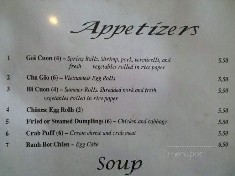 Ha's Kitchen - Houston, TX menu_pic