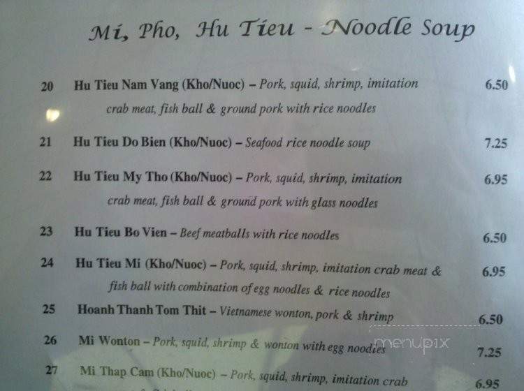Ha's Kitchen - Houston, TX menu_pic