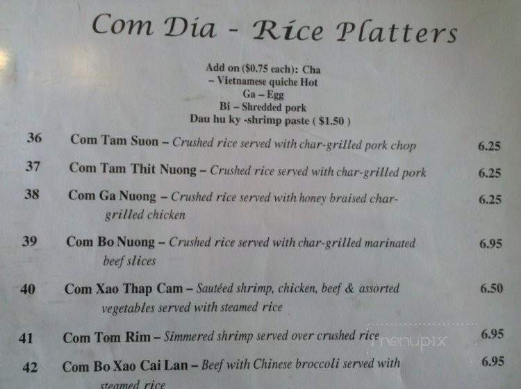 Ha's Kitchen - Houston, TX menu_pic