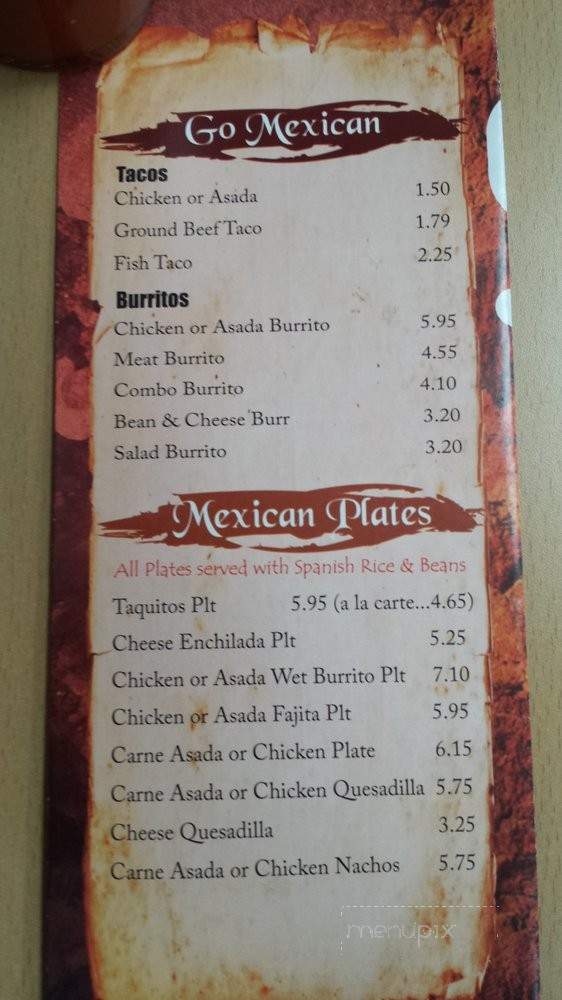 Supreme Burger Grill - Gardena, CA menu_pic