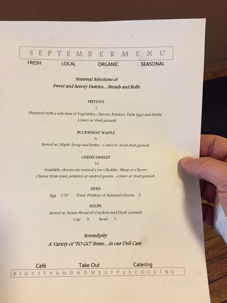 Zephyr Bakery & Deli - Baker City, OR menu_pic