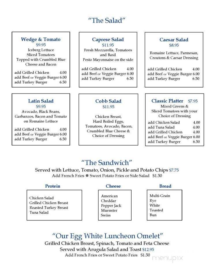 Surfside Diner - Palm Beach, FL menu_pic