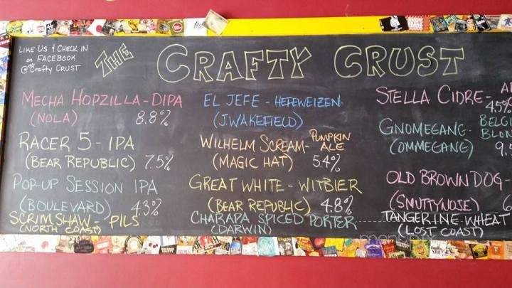 The Crafty Crust - Tequesta, FL menu_pic