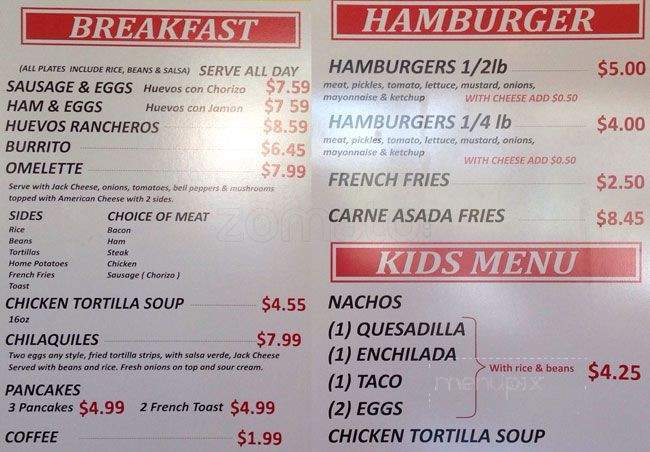 Los Gallos Taqueria - Rohnert Park, CA menu_pic