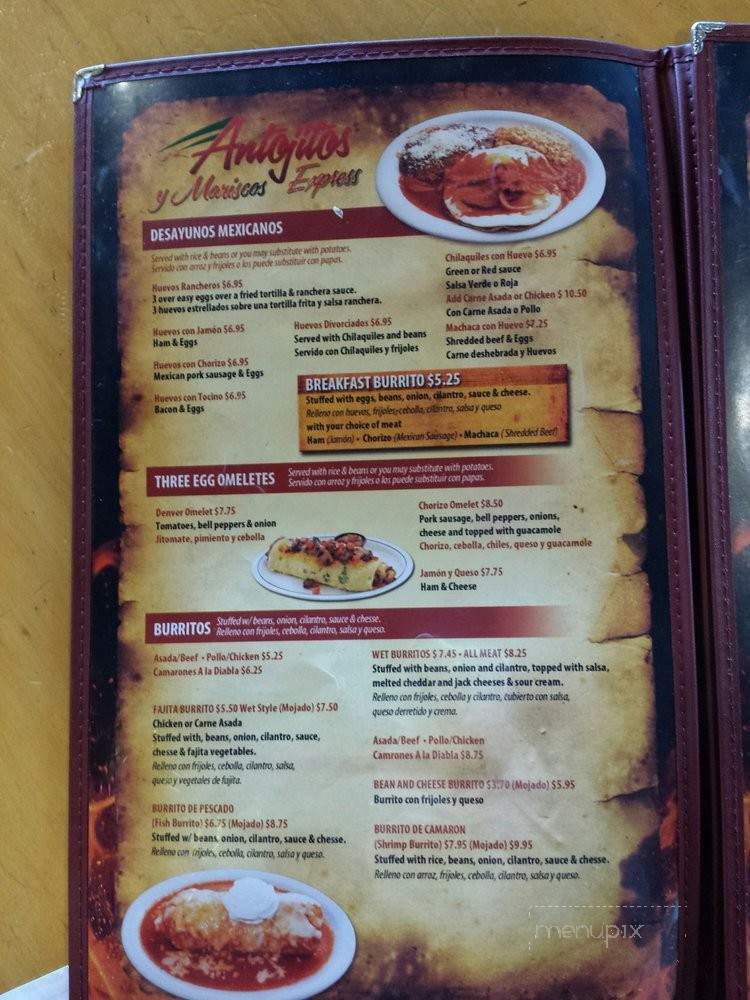 super Antojitos express#2 - Santa Ana, CA menu_pic