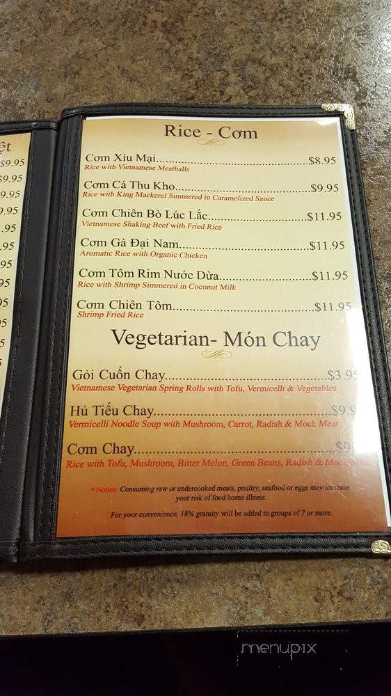 Dai Nam - Norcross, GA menu_pic