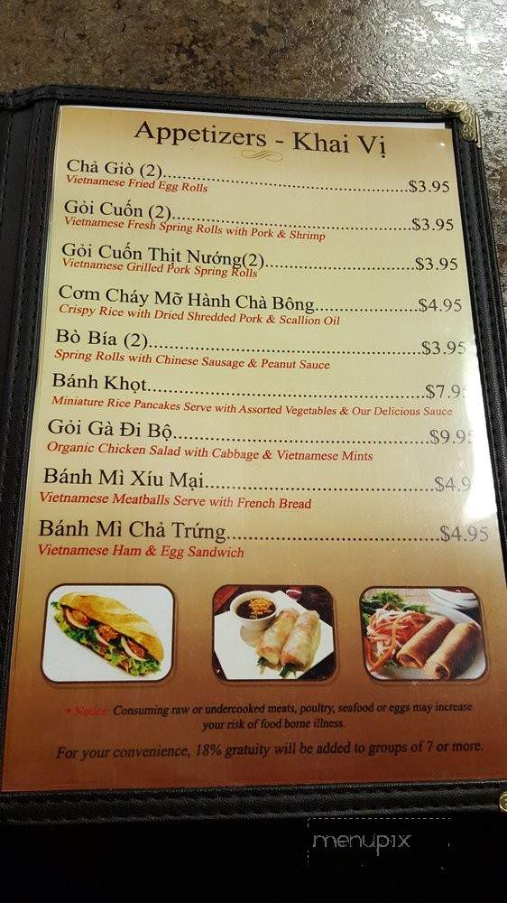 Dai Nam - Norcross, GA menu_pic