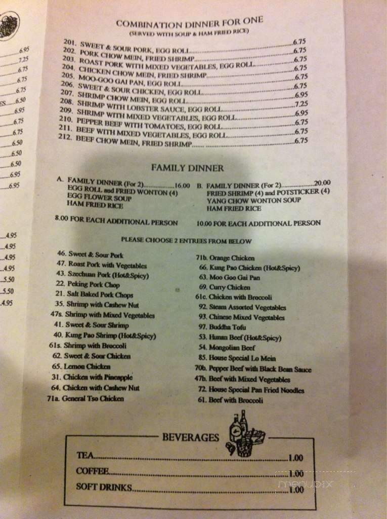 Pearl Express - Taylorsville, UT menu_pic