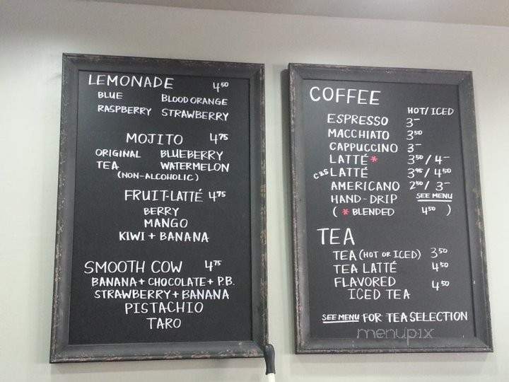 Sugar & Cream Cafe - North Hollywood, CA menu_pic