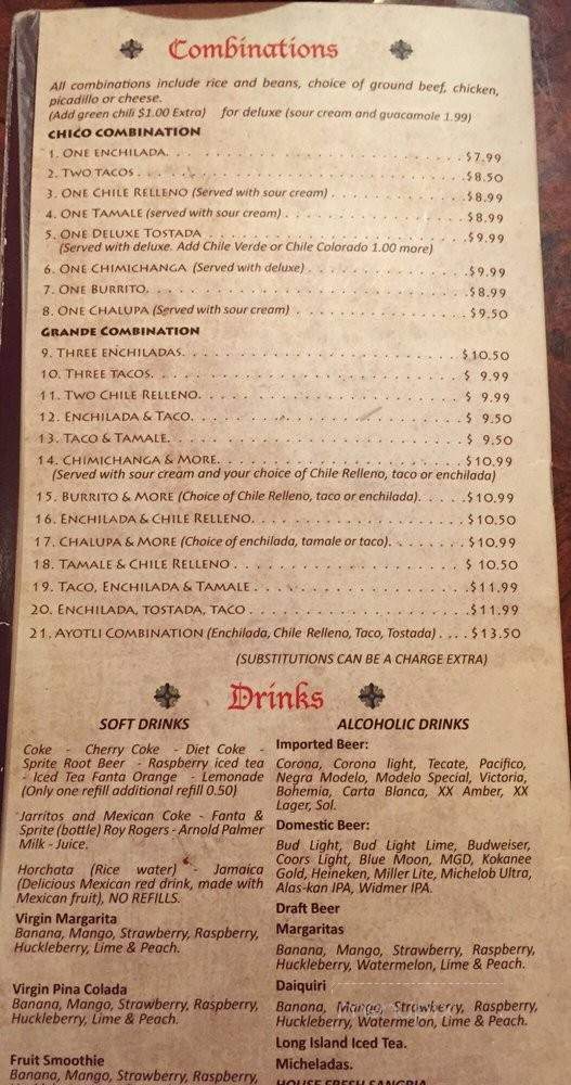 Ayotli Mexican Restaurant - Coral Springs, FL menu_pic
