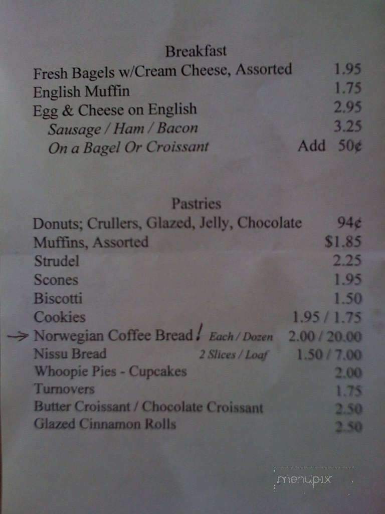 Brothers Brew Coffee Shop - Rockport, MA menu_pic