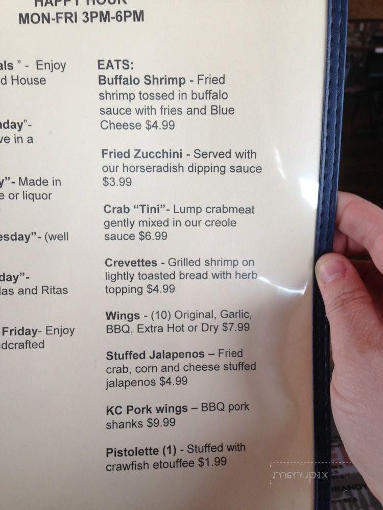 John E's Restaurant - Crosby, TX menu_pic