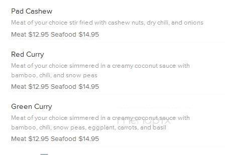 Sarika's Thai and Sushi - San Antonio, TX menu_pic