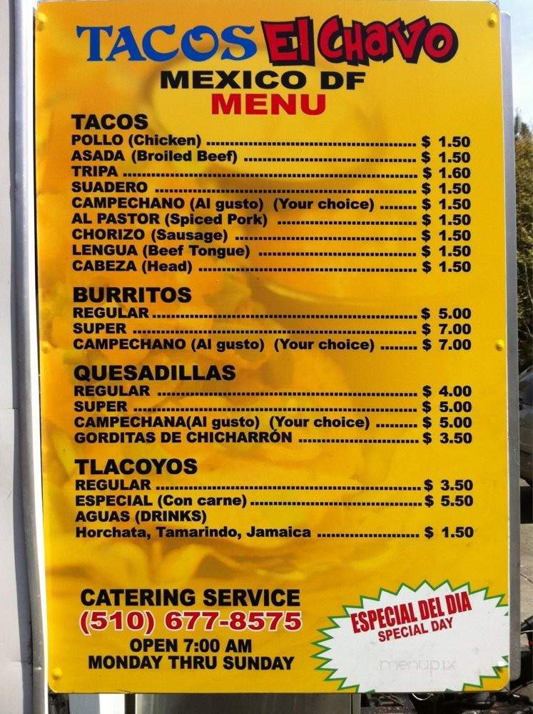 /250888334/Tacos-El-Chavo-Fremont-CA - Fremont, CA