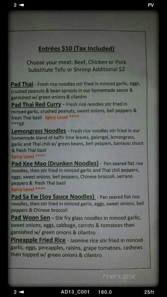 Thai 2 U - Buda, TX menu_pic