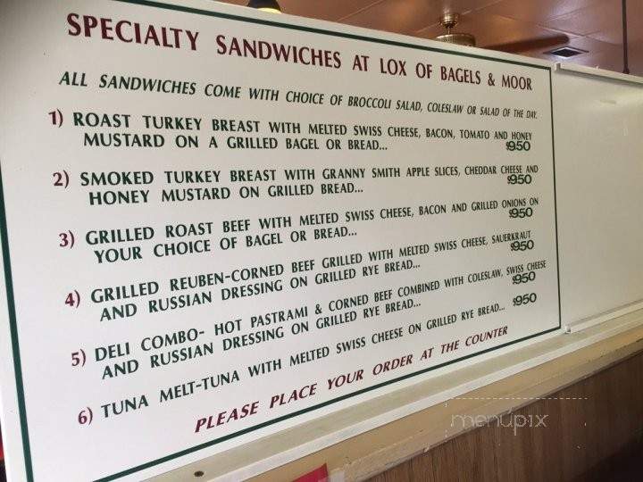 Lox of Bagels & Moor - Queensbury, NY menu_pic