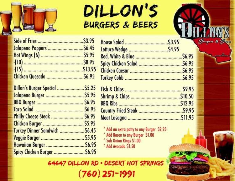 /250247131/Dillons-Burgers-and-Beers-Desert-Hot-Springs-CA - Desert Hot Springs, CA