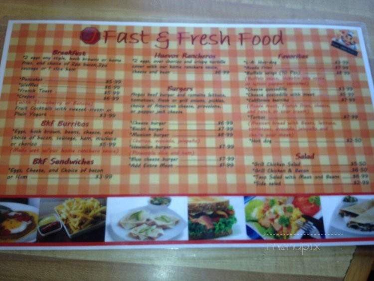 CJ Fast Fresh Food - Idyllwild, CA menu_pic