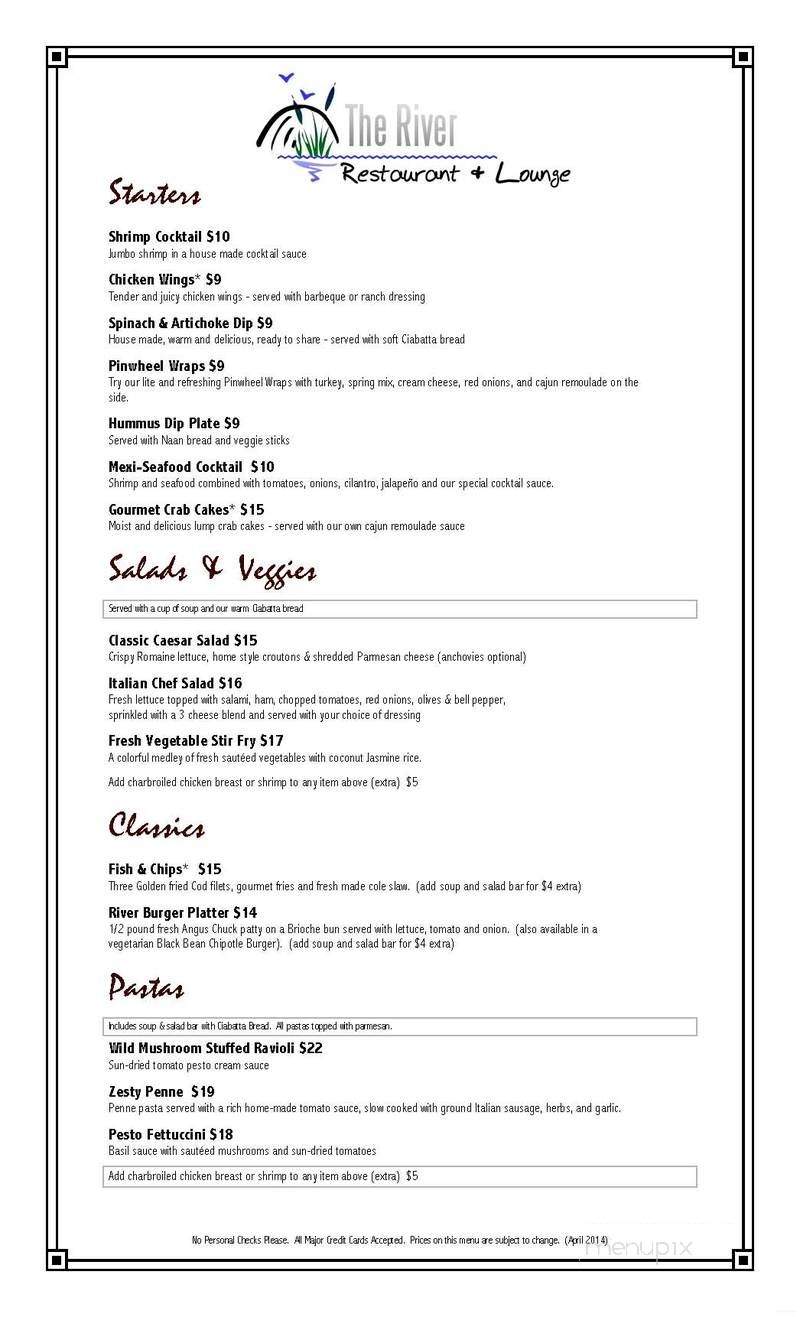 /251028174/The-River-Restaurant-and-Lounge-Menu-El-Portal-CA - El Portal, CA