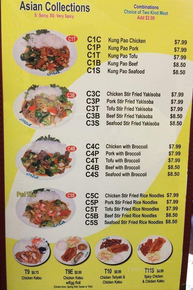 Pho Tai - Bremerton, WA menu_pic