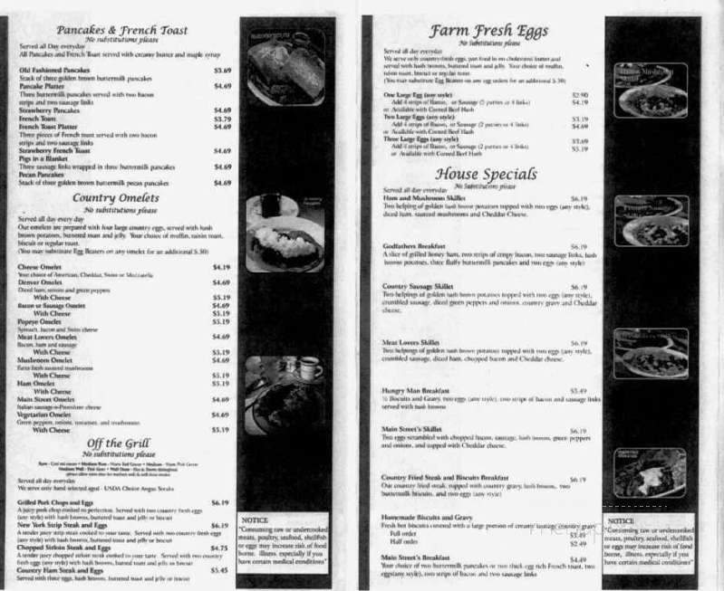 Main St. Cafe - Belleville, IL menu_pic