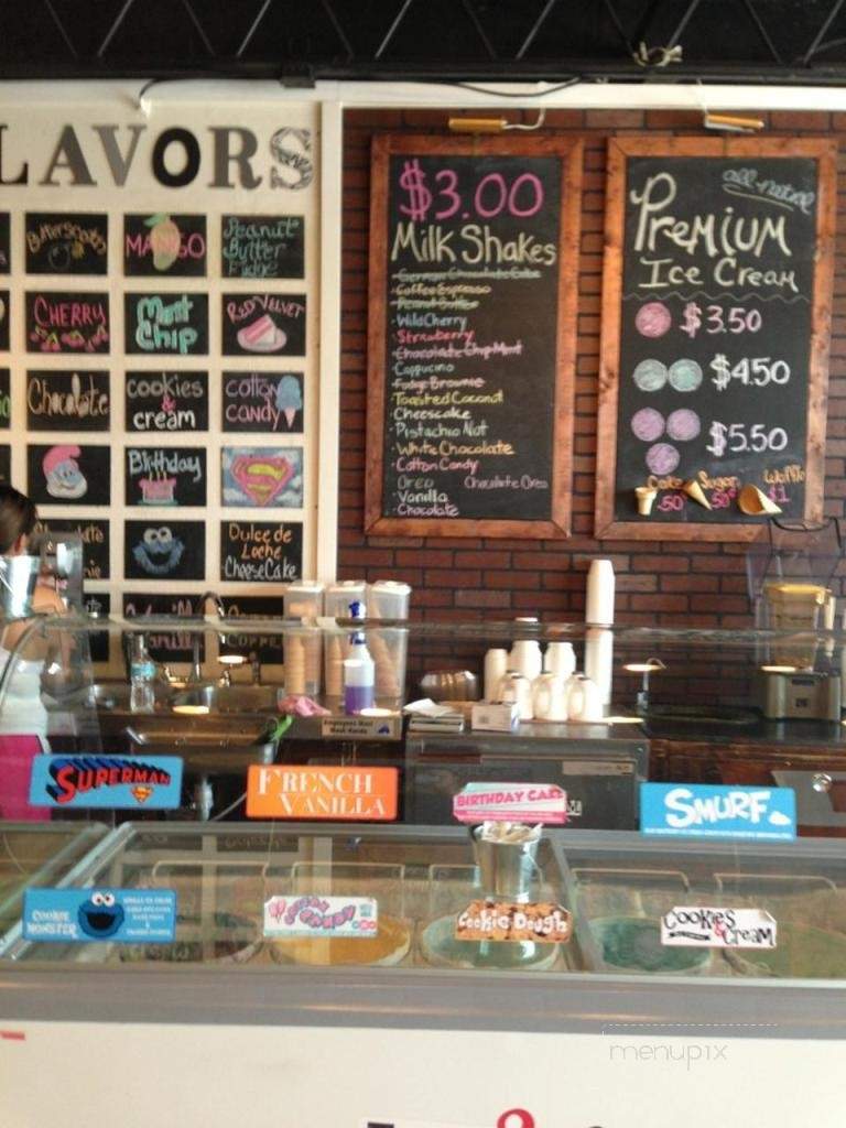 Ice & Cream Creamery - Clearwater Beach, FL menu_pic