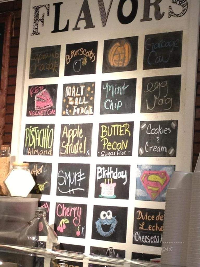 Ice & Cream Creamery - Clearwater Beach, FL menu_pic
