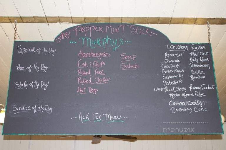 The Peppermint Stick - Murphys, CA menu_pic