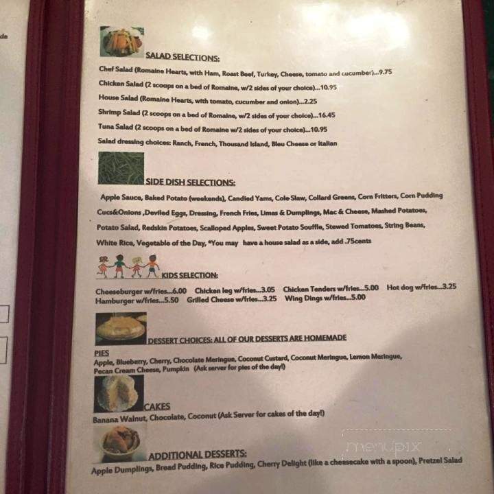 Southern Grill - Ellendale, DE menu_pic