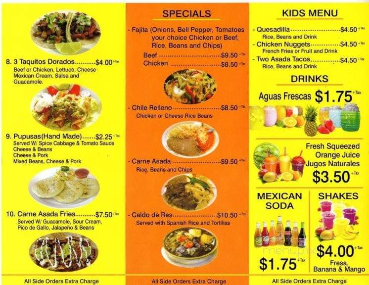 Albita's Grill - Los Angeles, CA menu_pic