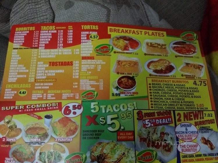 /250190879/Betitos-Mexican-Food-Menu-Gilbert-AZ - Gilbert, AZ