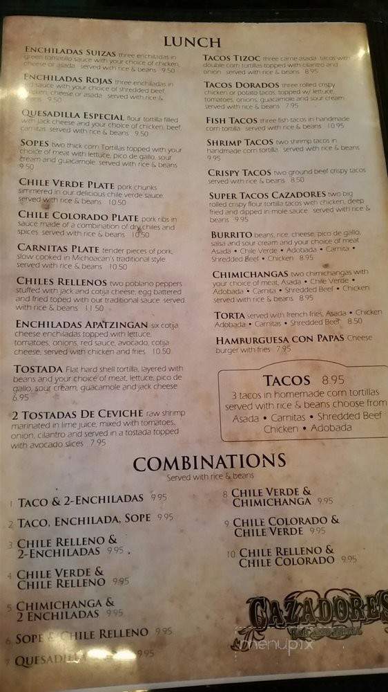 /250271252/Cazadores-Bar-and-Grill-Menu-Madera-CA - Madera, CA