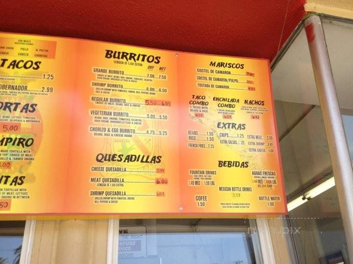 Taqueria Los Plebes - Long Beach, CA menu_pic