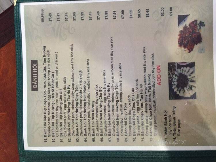 Pho Bolsa - Long Beach, CA menu_pic