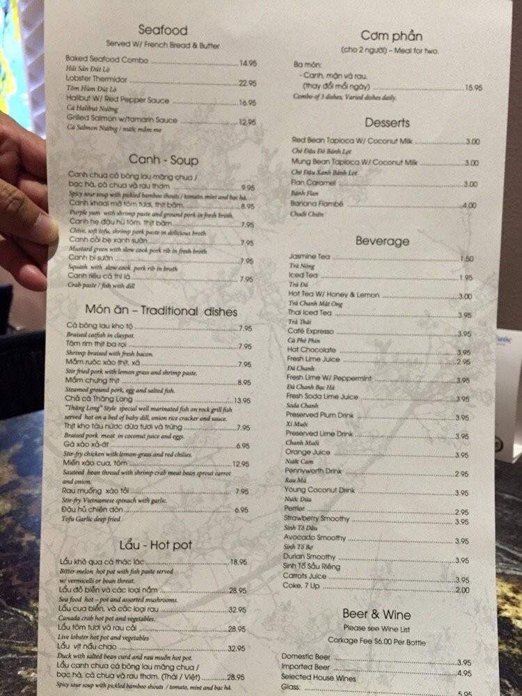 Saigon Bistro - Westminster, CA menu_pic