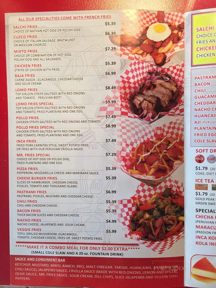 Mr. Fries - Upland, CA menu_pic