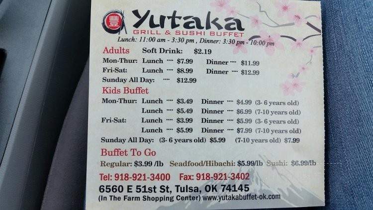 /250094903/Yutaka-Grill-and-Sushi-Buffet-Tulsa-OK - Tulsa, OK