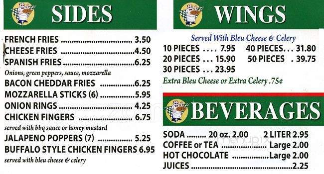 Uncle Nicks Pizza - Philadelphia, PA menu_pic