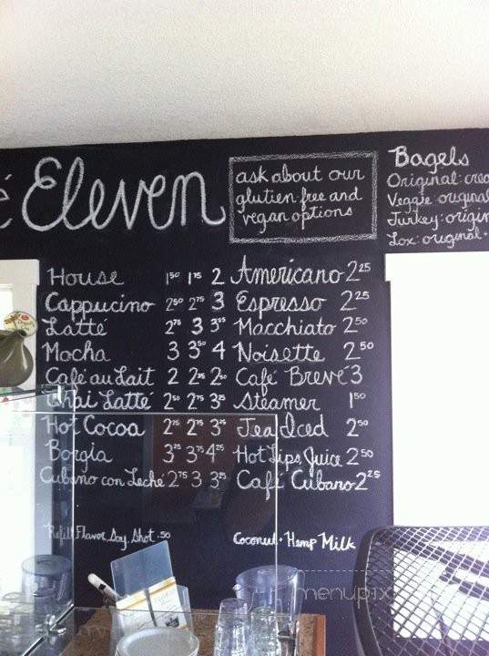 Cafe Eleven - Portland, OR menu_pic