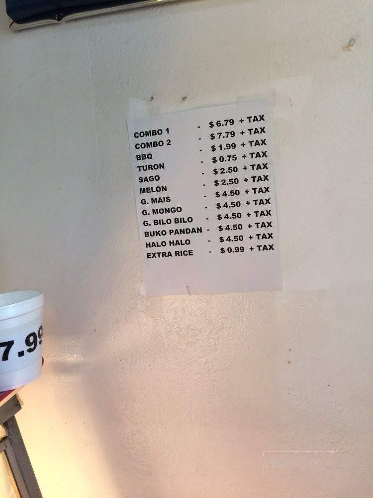 Kainan Sa Kanto - Lakewood, CA menu_pic