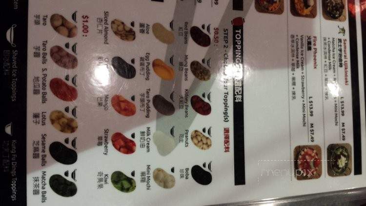 Kung Fu Soy - Monterey Park, CA menu_pic