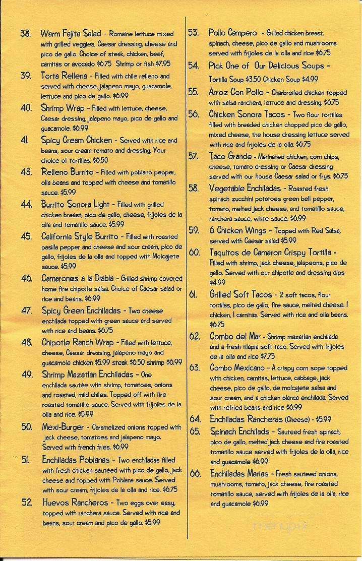 El Que Pasa - Asheville, NC menu_pic