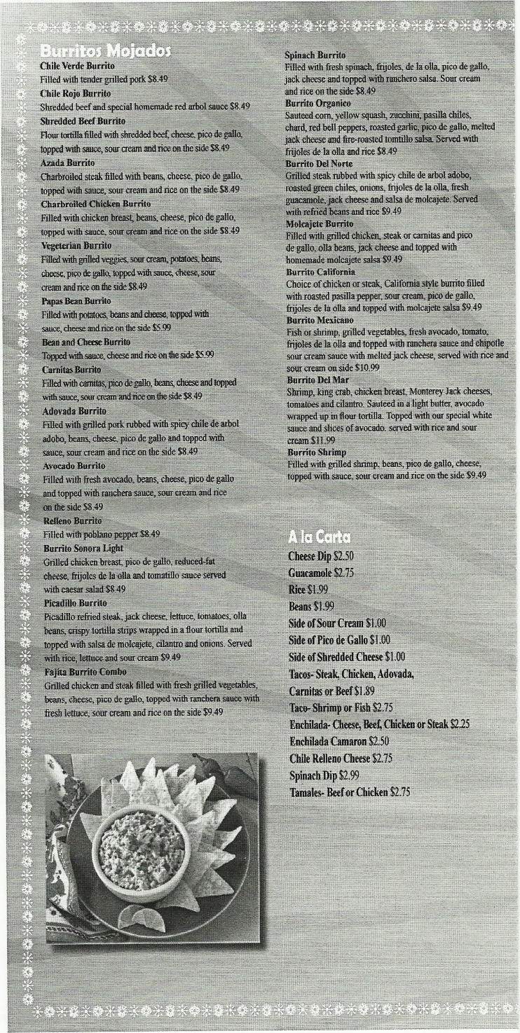 El Que Pasa - Asheville, NC menu_pic