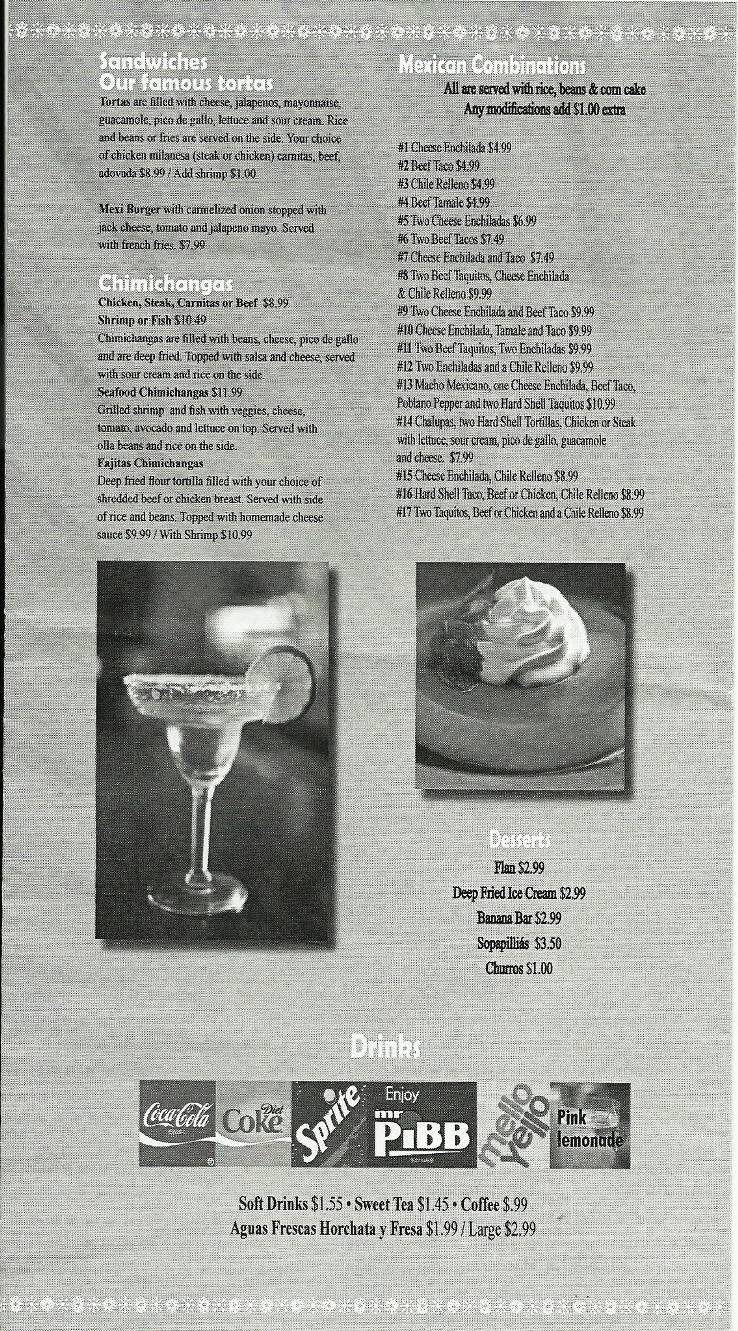 El Que Pasa - Asheville, NC menu_pic