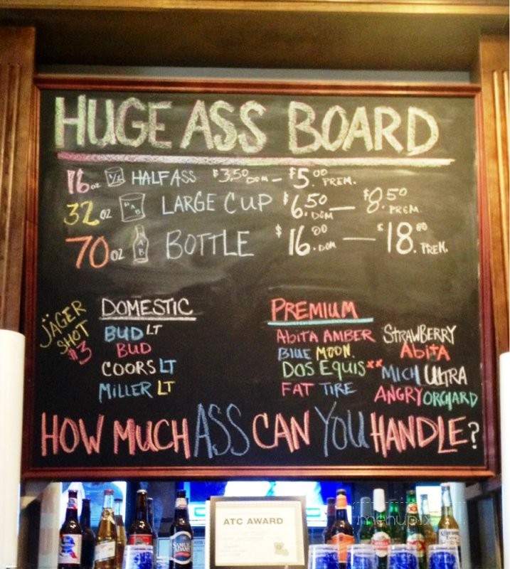 Huge Ass Beers - New Orleans, LA menu_pic