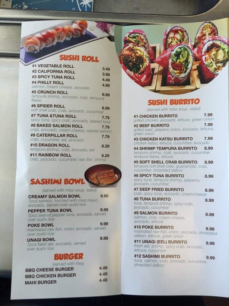 Aloha Hawaiian BBQ & Sushi - Baldwin Park, CA menu_pic