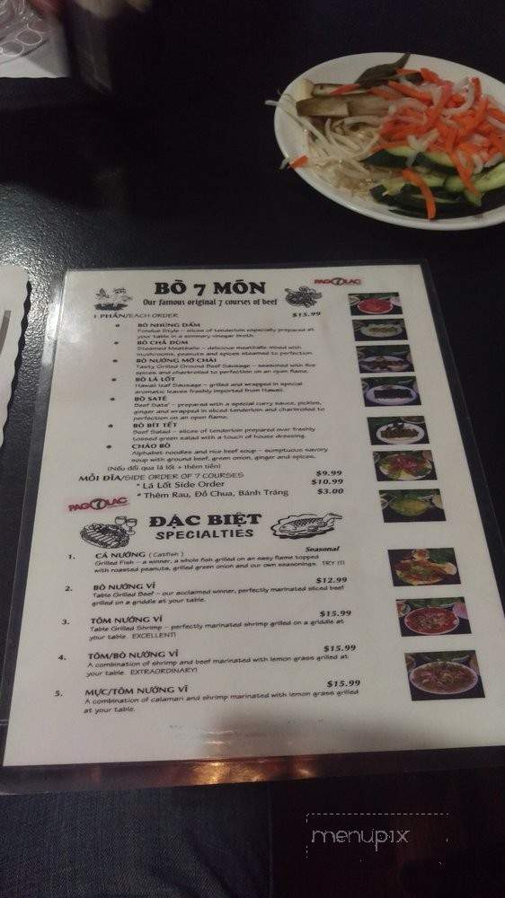 Pagolac - Westminster, CA menu_pic