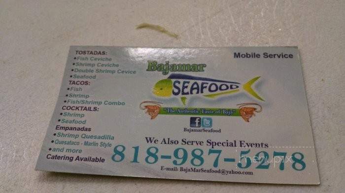 Bajamar Seafood - Van Nuys, CA menu_pic